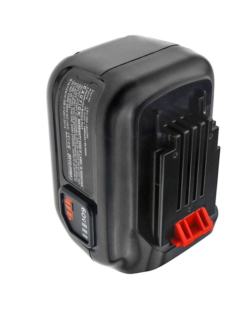 Black & Decker 60V MAX Blower, LBX1560 Battery 1500mAh –