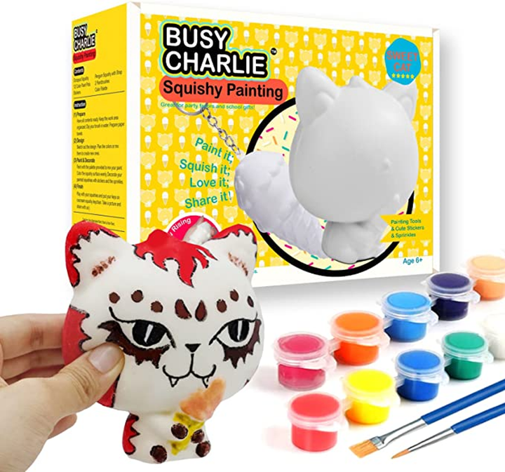 Squishy Painting Kit Assortment Sweet Cat Squishy Maker