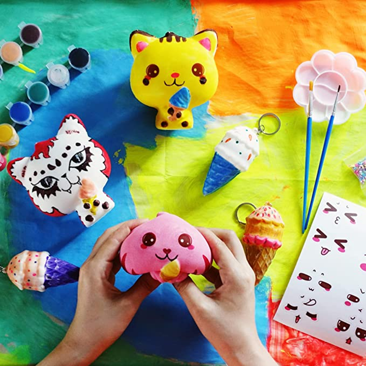 Squishy Painting Kit Assortment Sweet Cat Squishy Maker - 2