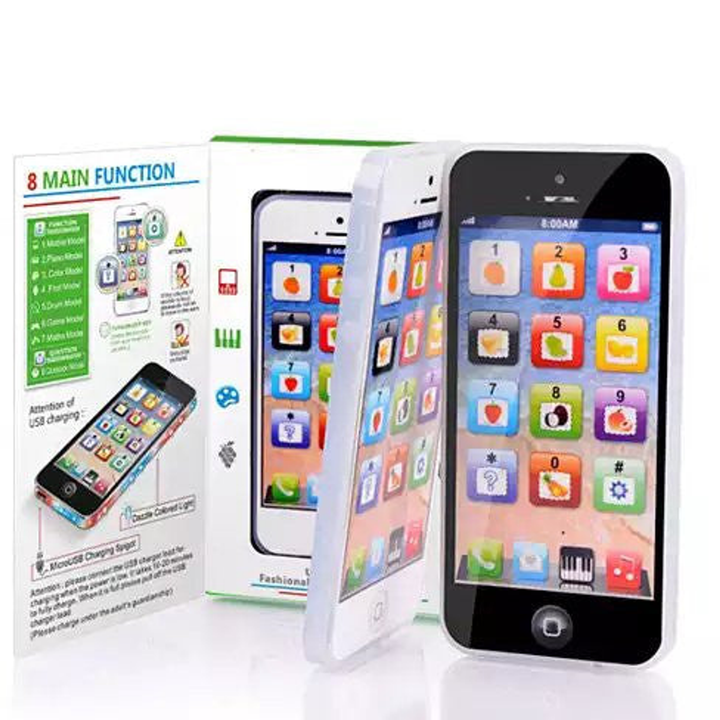 So Smart Toy Phone With 8 Fun And Learning Functions White - 2