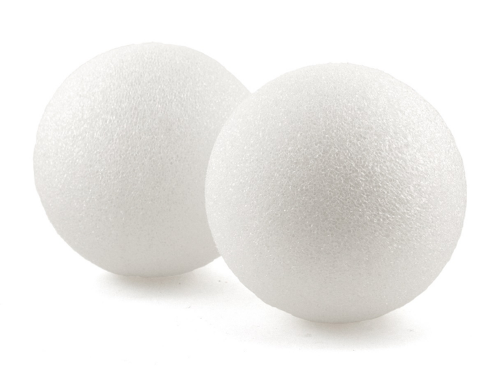 Styrofoam Pack 6in Balls Bulk Pack