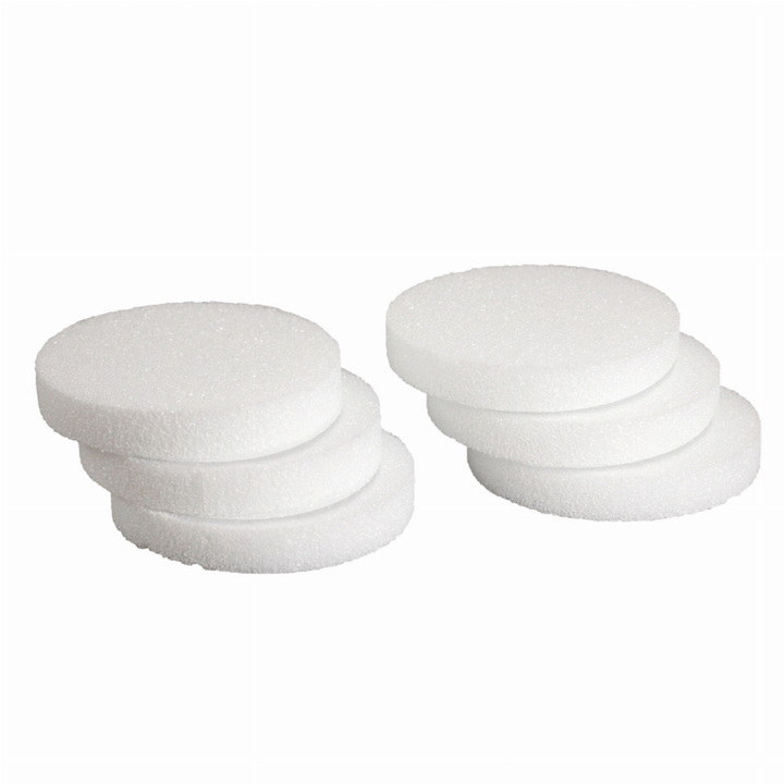 Styrofoam Pack 3in Round Discs Bulk Pack