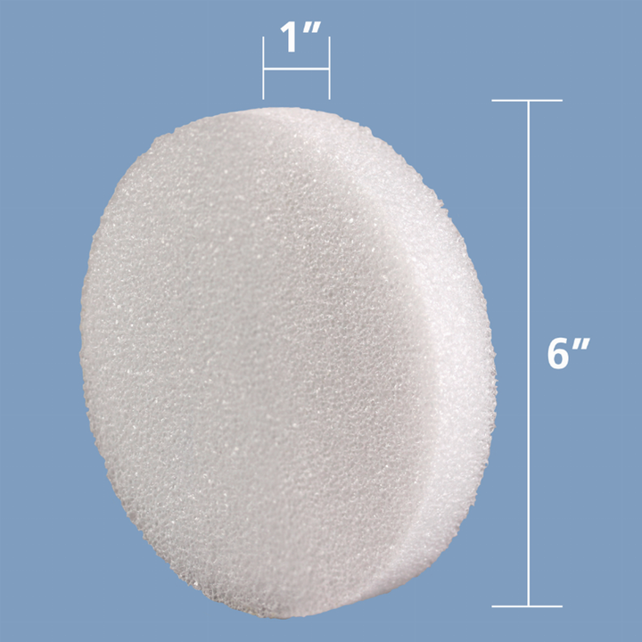 Styrofoam Pack 6in Round Discs Bulk Pack