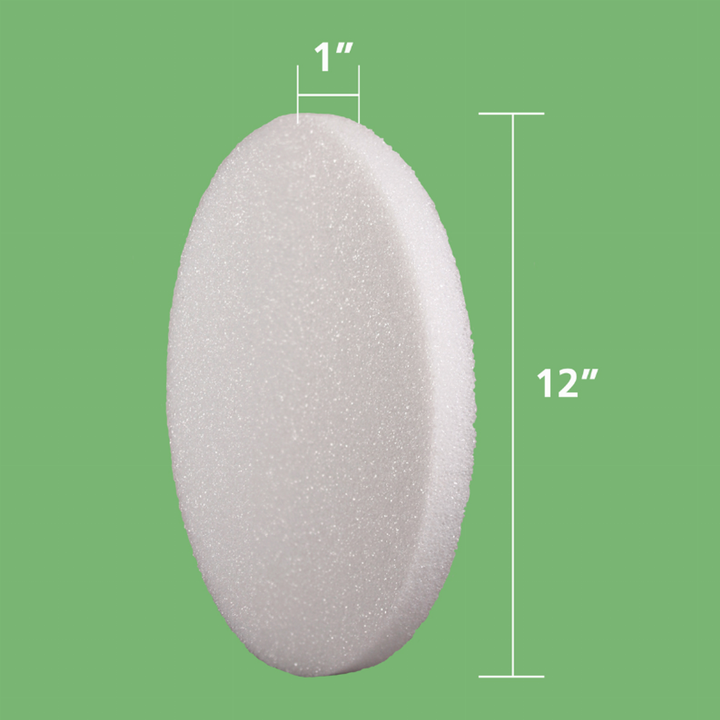 Styrofoam Pack 12in Round Discs Bulk Pack