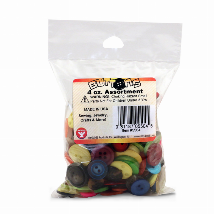 Bucket O' Buttons 4 oz Bag