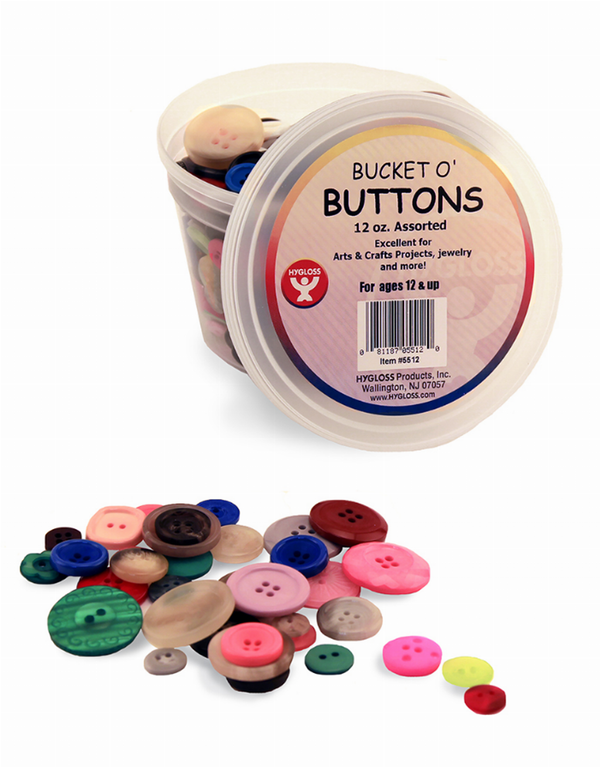 Bucket O' Buttons 12 oz Bucket