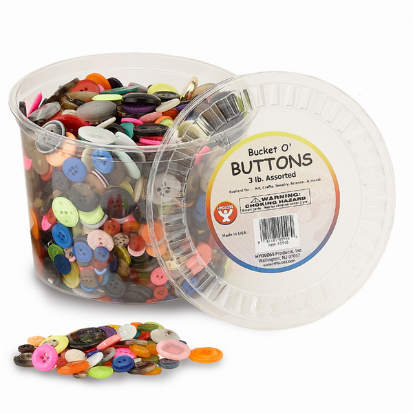 Bucket O' Buttons 3 lb Bucket