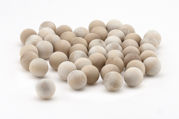 Wood Balls 1in