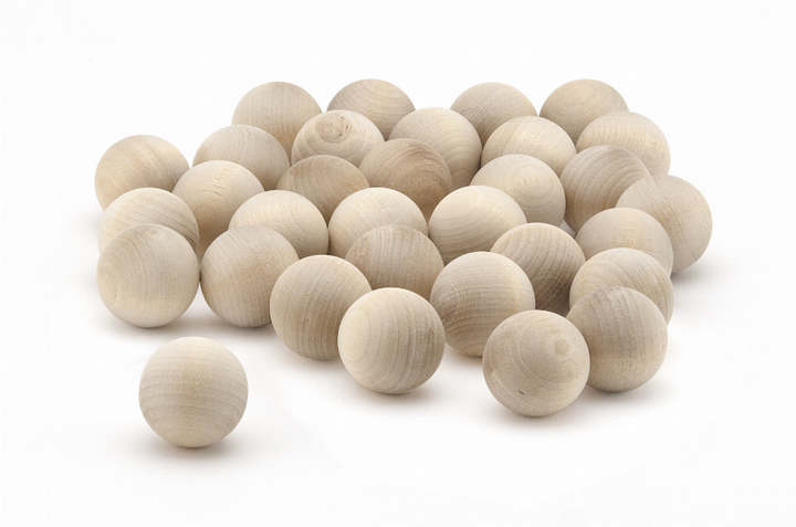 Wood Balls 1 1/4in