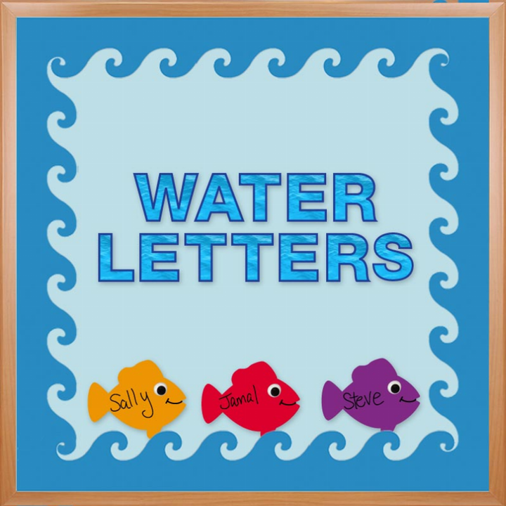 Water Punch-Out Letters - 3