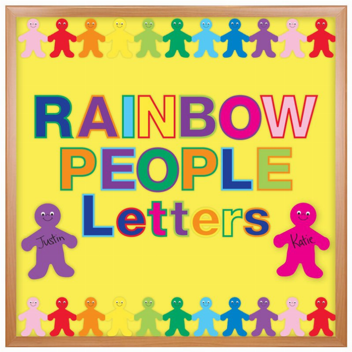 Rainbow Punch-Out Letters - 3