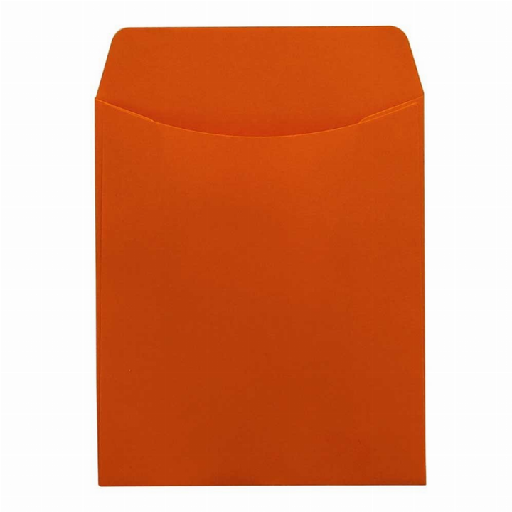 Bright Library Pockets 3.5inx5in Orange