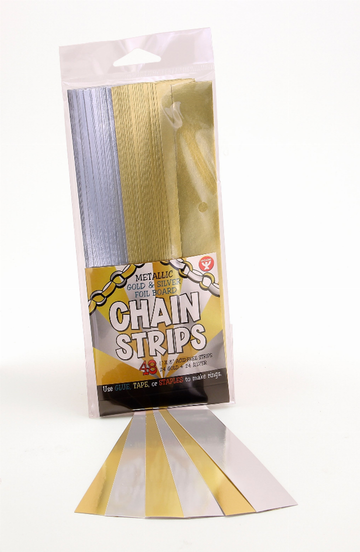 Super Chain Strips Metallic Gold & Silver Board - 2