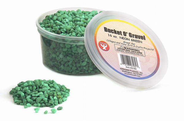 Bucket O' Gravel Neon Green