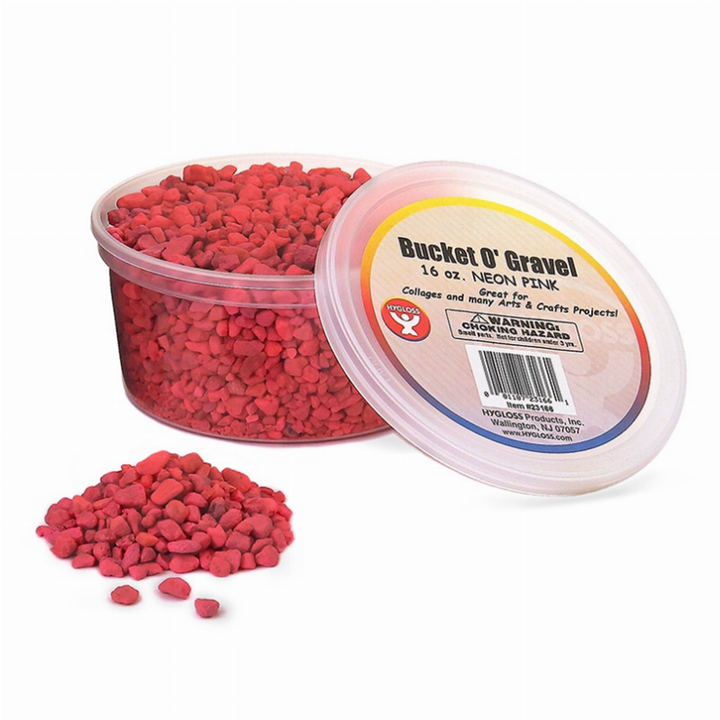 Bucket O' Gravel Neon Pink