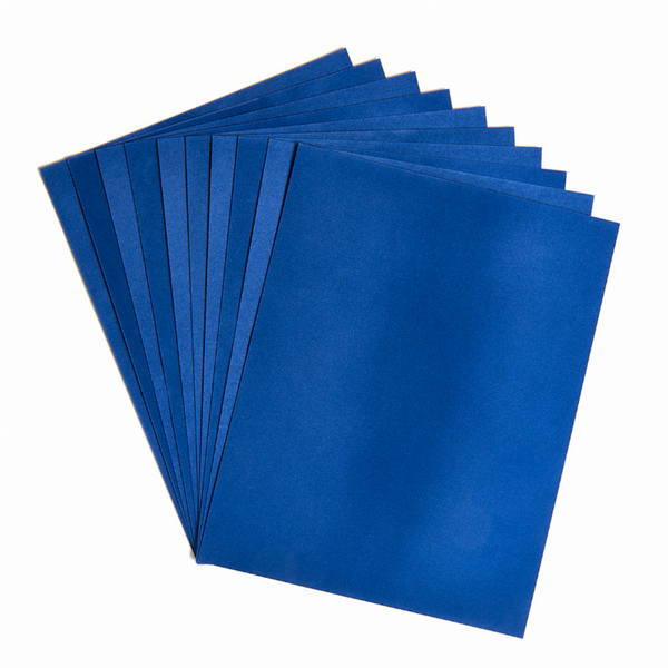 Velour Paper 8.5inx11in Dk. Blue