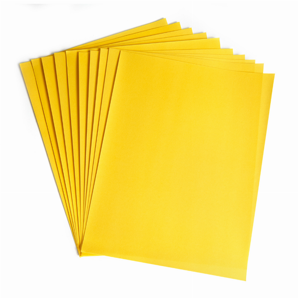 Velour Paper 8.5inx11in Yellow