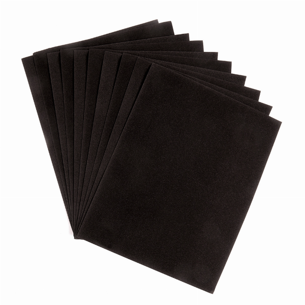 Velour Paper 8.5inx11in Black