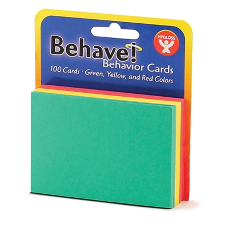 Behavior Cards 2inx2in Green, Yellow & Red