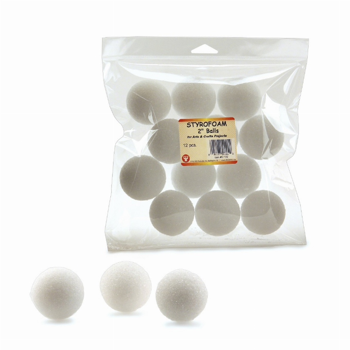 Styrofoam Pack 2in Balls Combo