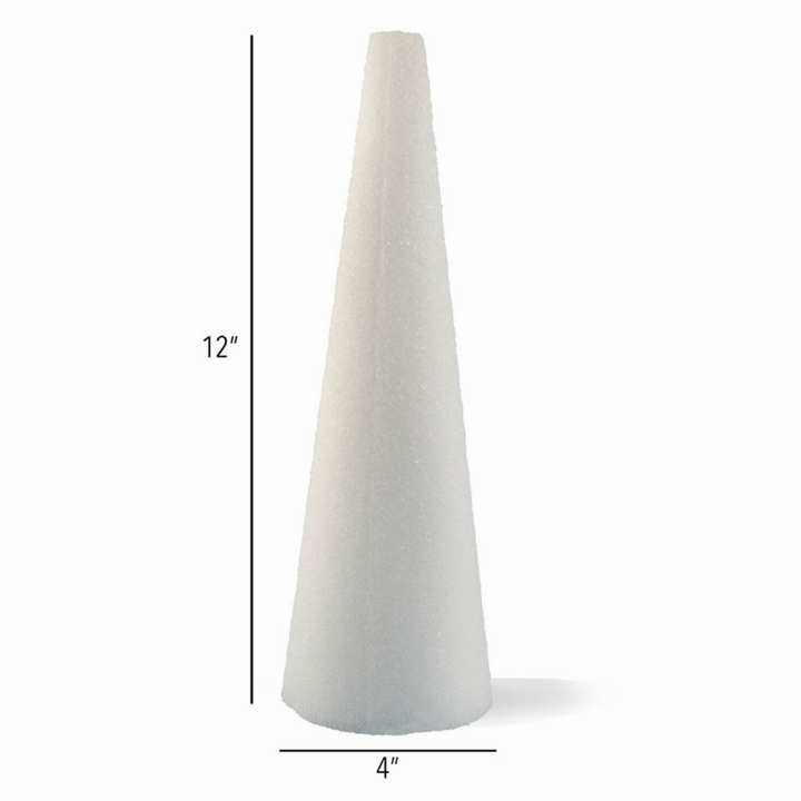 Styrofoam Pack 12in Cones Combo