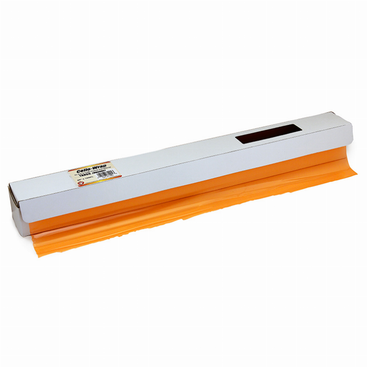 Cello-Wrap Rolls Orange (Tango) With Cutter Box - 1 roll