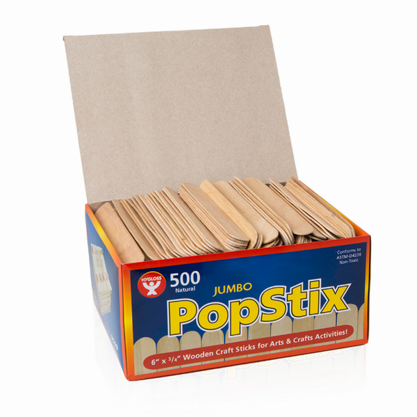 Natural Popstix jumbo-boxed