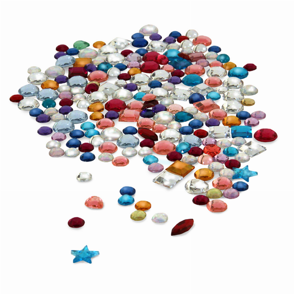 Multicolor Acrylic Gemstones 3 oz