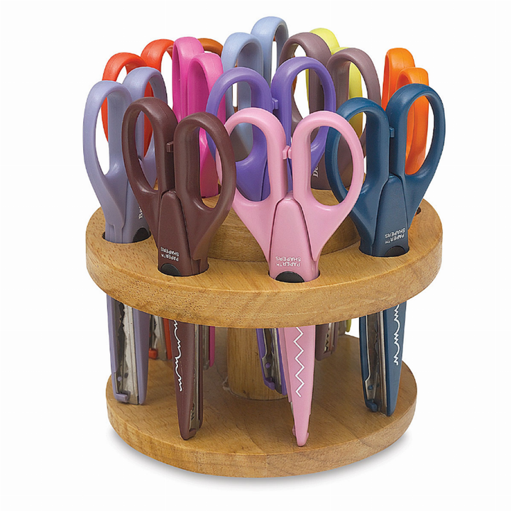 Paper Shapers in Oak Stand (12 Piece Set) New Assortment