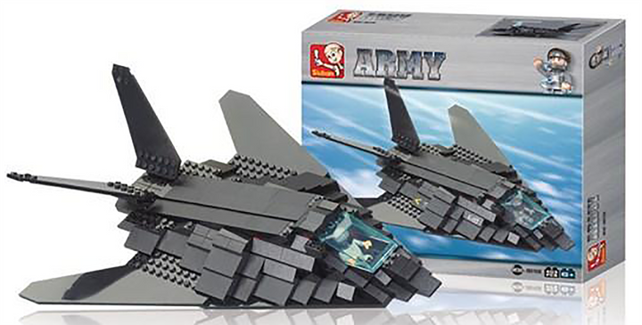 Air Force Stealth Bomber Building Brick Kit (209 Pcs) - 2