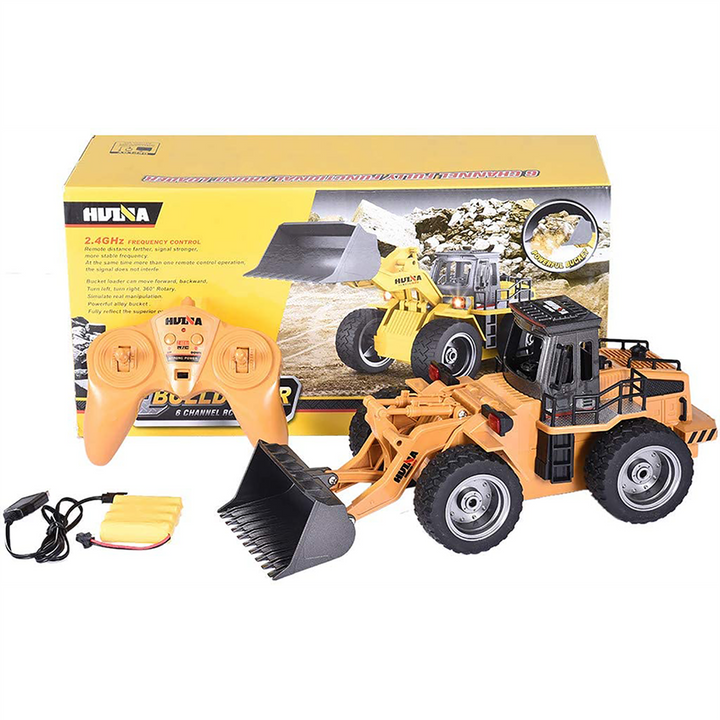 Bulldozer RC Die-Cast Model 9CH Radio Control Toy (1:18 Scale)