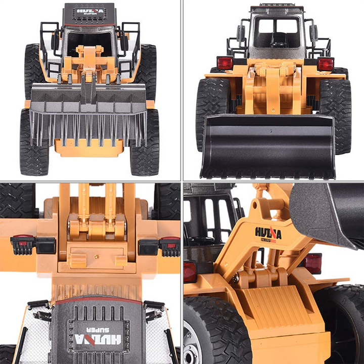 Bulldozer RC Die-Cast Model 9CH Radio Control Toy (1:18 Scale) - 2