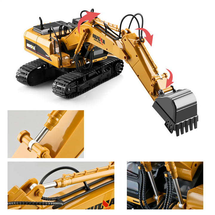 Excavator RC Radio Control Die-Cast Model (1:14 Scale) - 6