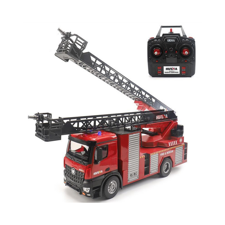 Radio Control Fire Truck, Sprays Water (1:14 Scale) - 2