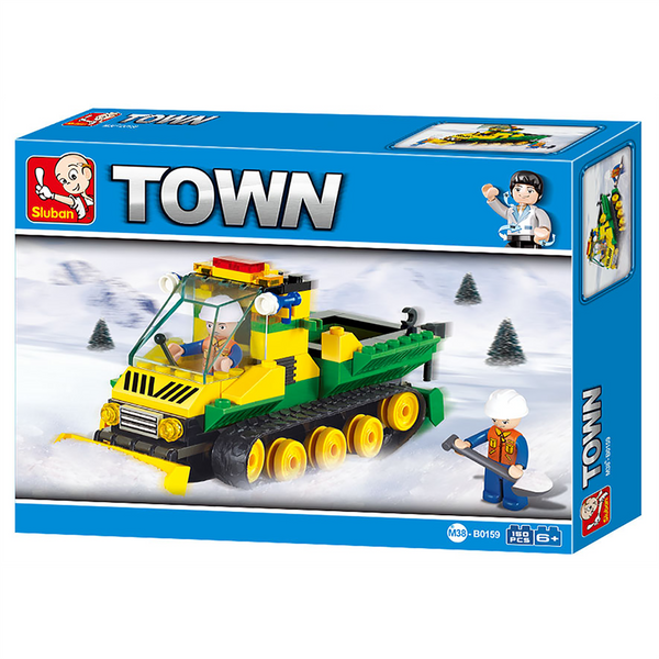 Alpine Snow Compactor Building Brick Kit (150 Pcs)