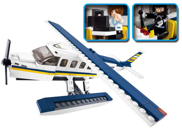 Z Seaplane Aviation Building Brick Kit (214 pcs) - 2