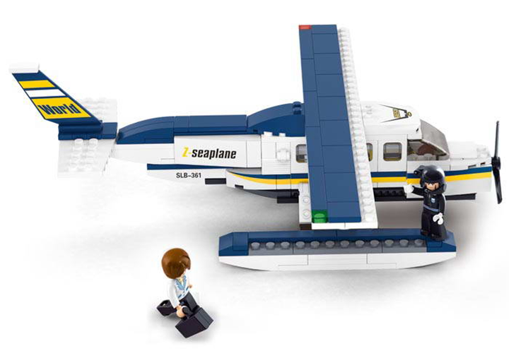 Z Seaplane Aviation Building Brick Kit (214 pcs) - 4