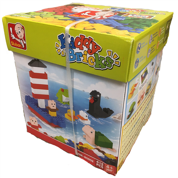 Kiddy Bricks, Classic Building Brick Set (415 Pcs)