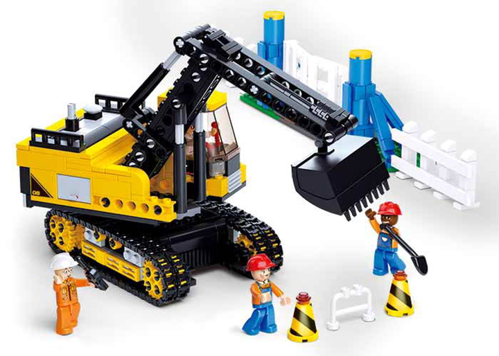 Construction Traxcavator Building Brick Kit (614 pcs) - 2