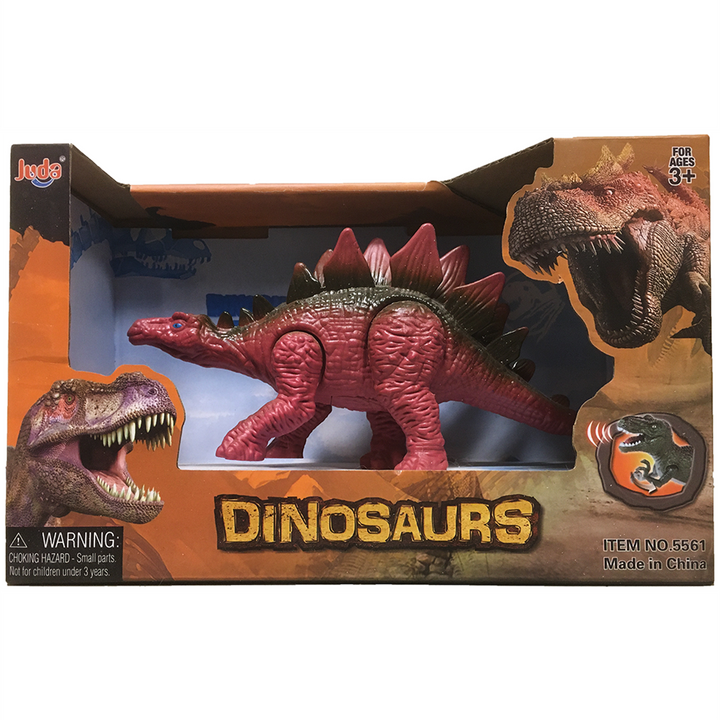 Dinosaur Figurine Toys with Sound Effects, Left Arm Pull Hadrosaur - 5