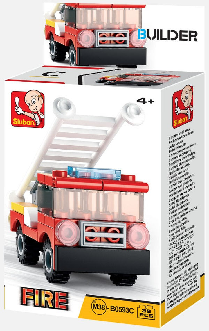 Builder Fire Building Brick Display Set, x2 of each kit A-D - 7