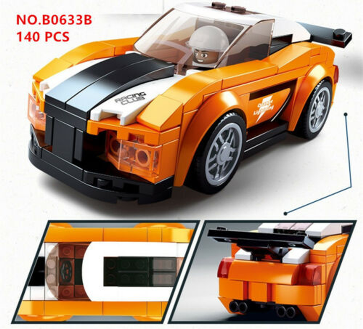 Car Club Building Brick Kit, Bobcat (140 Pcs) - 2