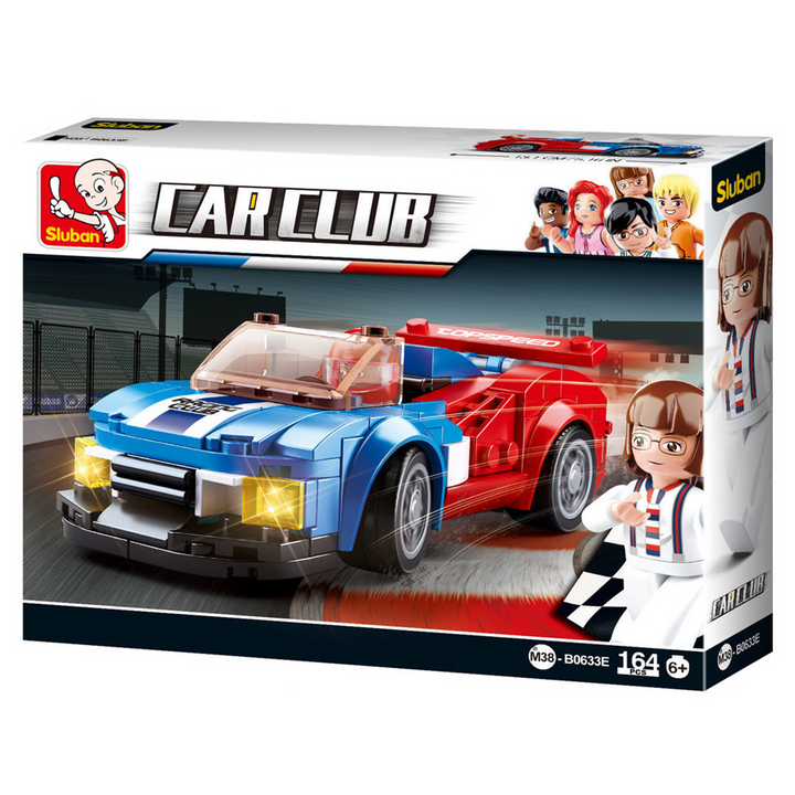 Car Club Building Brick Kit, Butterfly (164 Pcs)