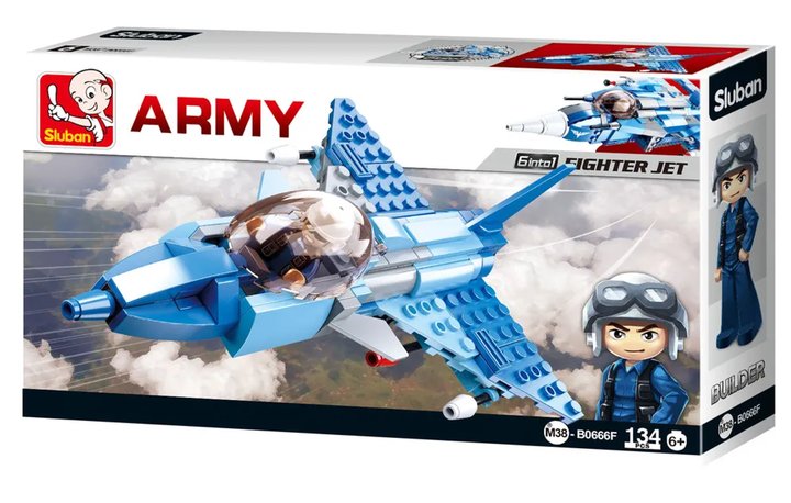 Fighter Jet 6-in-1 Transformer Building Brick Display (728 pcs) - 7