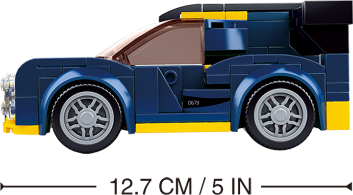 Car Club Building Brick Kit, LeMans Car (154 Pcs) - 5