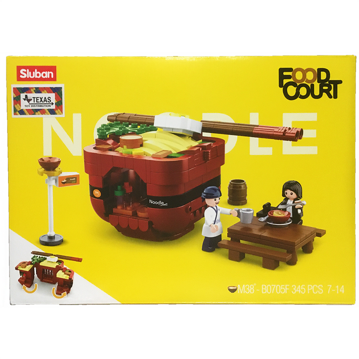 Food Court Noodle House Building Brick Kit (338 Pcs)