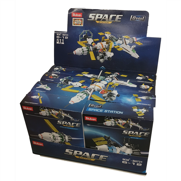 International Space Station Building Brick Display Set (510 pcs)