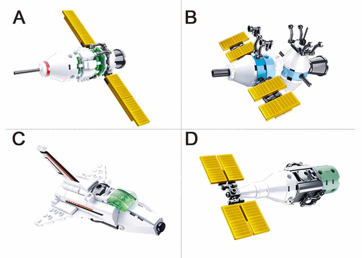 International Space Station Building Brick Display Set (510 pcs) - 3