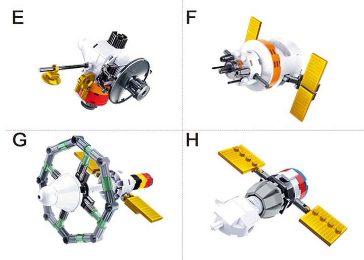 International Space Station Building Brick Display Set (510 pcs) - 4