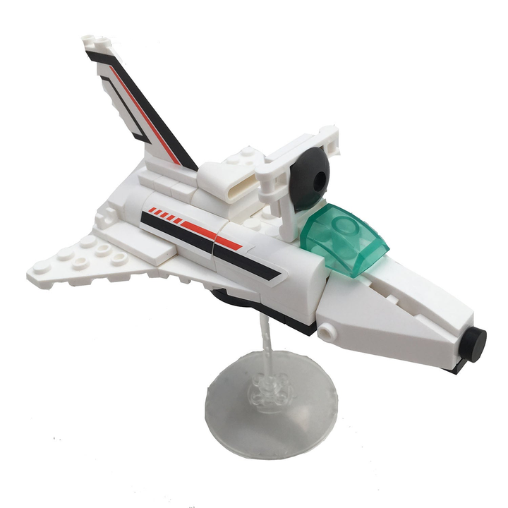 Small Space Shuttle Building Brick Kit (62pcs) - 2